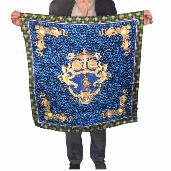 VTG 80s-90s Vintage Silk Scarf - Picture 3 of 11